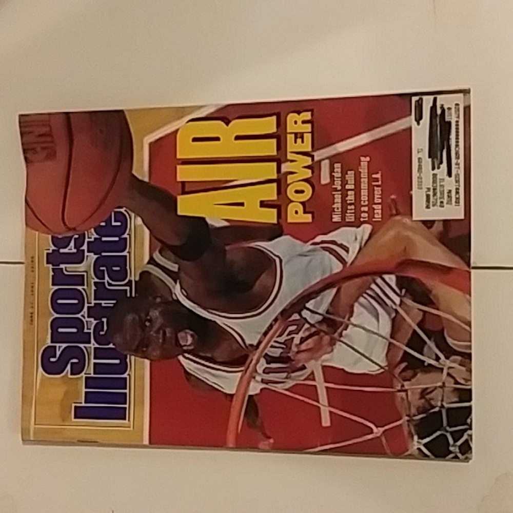 Michael Jordan magazine air power